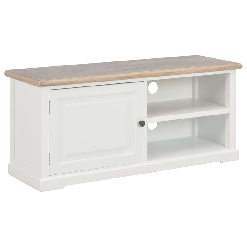 Tv-meubel 90x30x40 cm hout wit
