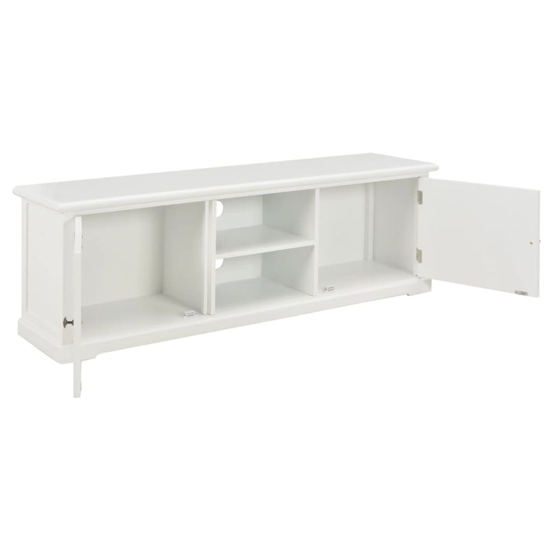 Tv-meubel 120x30x40 cm hout wit