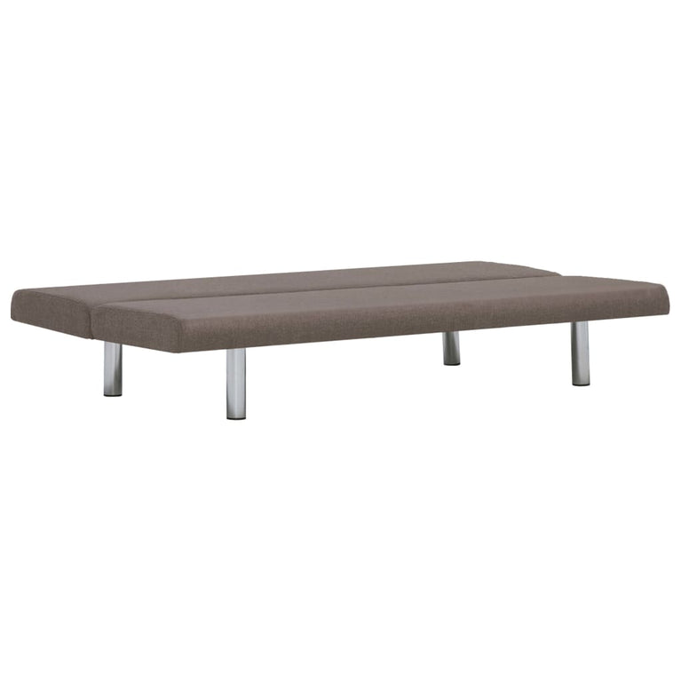 Slaapbank polyester taupe