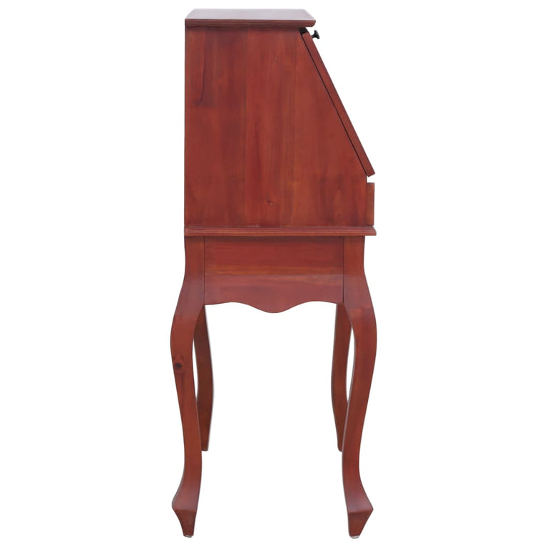 Secretaire 78x42x103 cm massief mahoniehout bruin