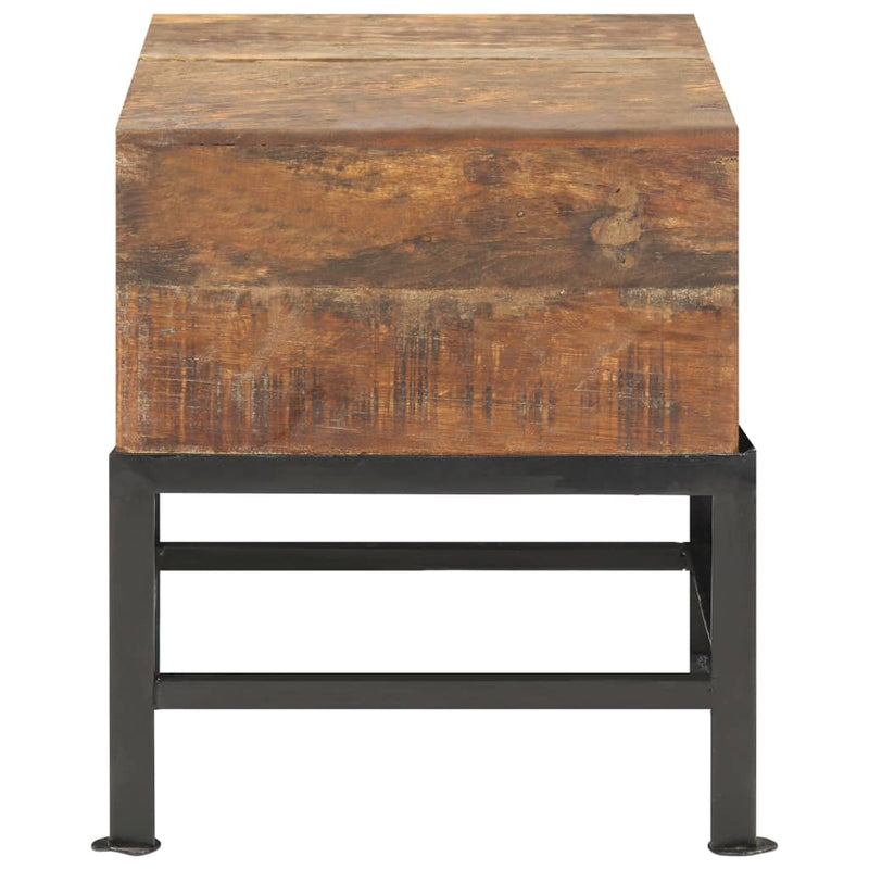 Kruk 35x35x40 cm massief gerecycled hout