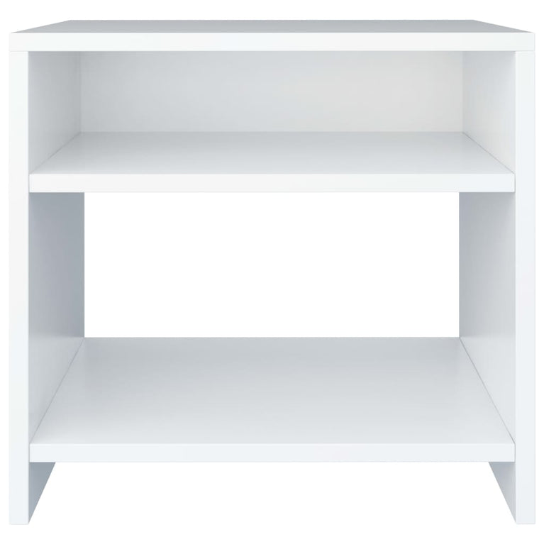 Nachtkastjes 2 st 40x30x40 cm bewerkt hout wit