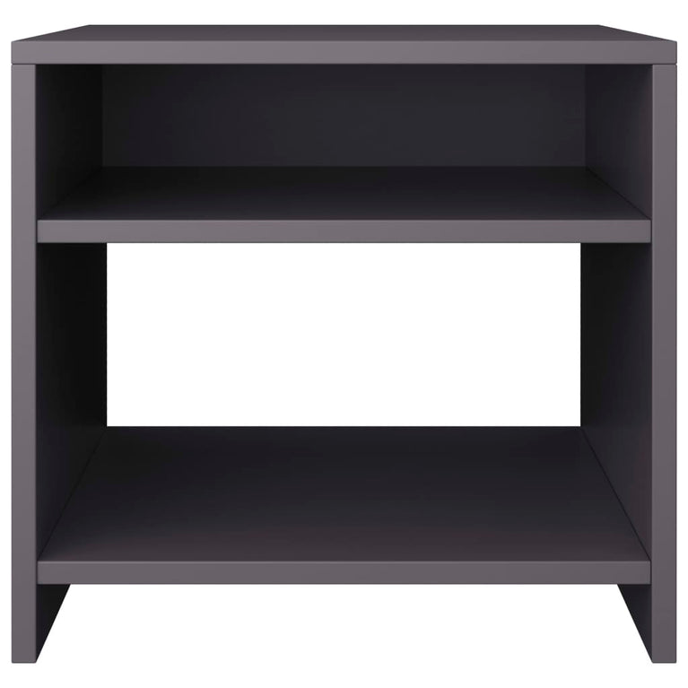 Nachtkastjes 2 st 40x30x40 cm bewerkt hout grijs