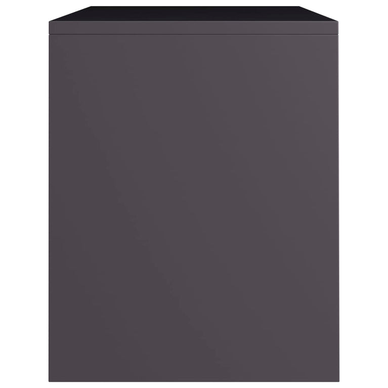 Nachtkastjes 2 st 40x30x40 cm bewerkt hout grijs