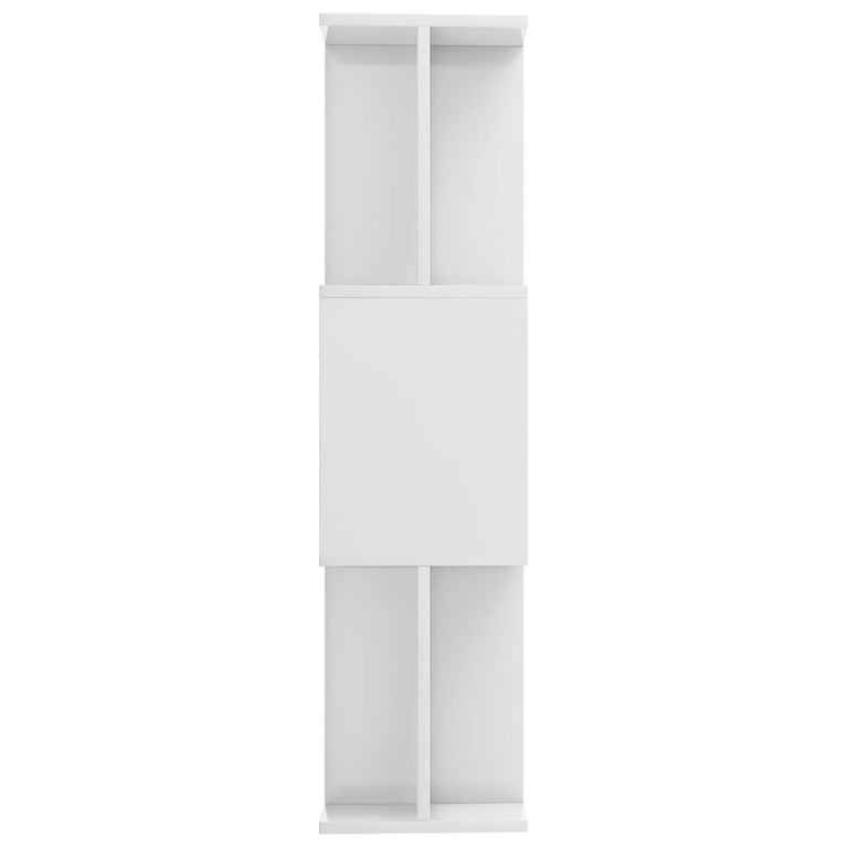 Boekenkast/kamerscherm 80x24x96 cm hoogglans wit