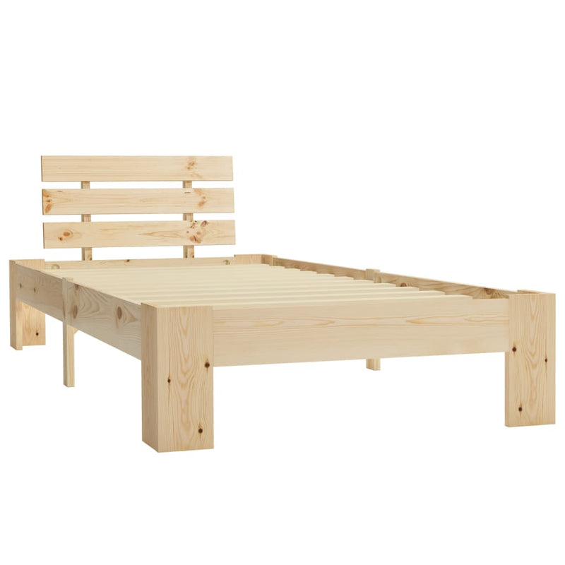 Bedframe massief grenenhout 90x200 cm