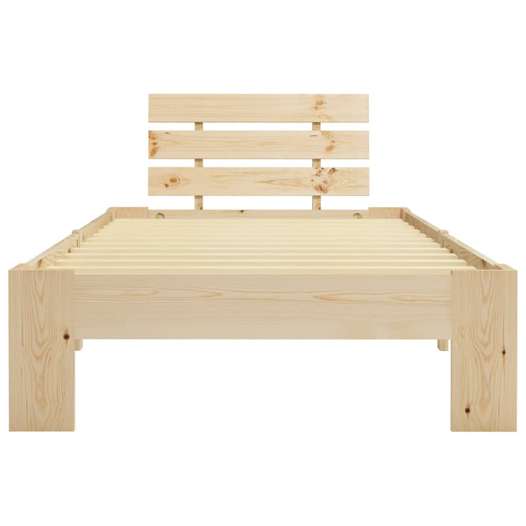Bedframe massief grenenhout 90x200 cm