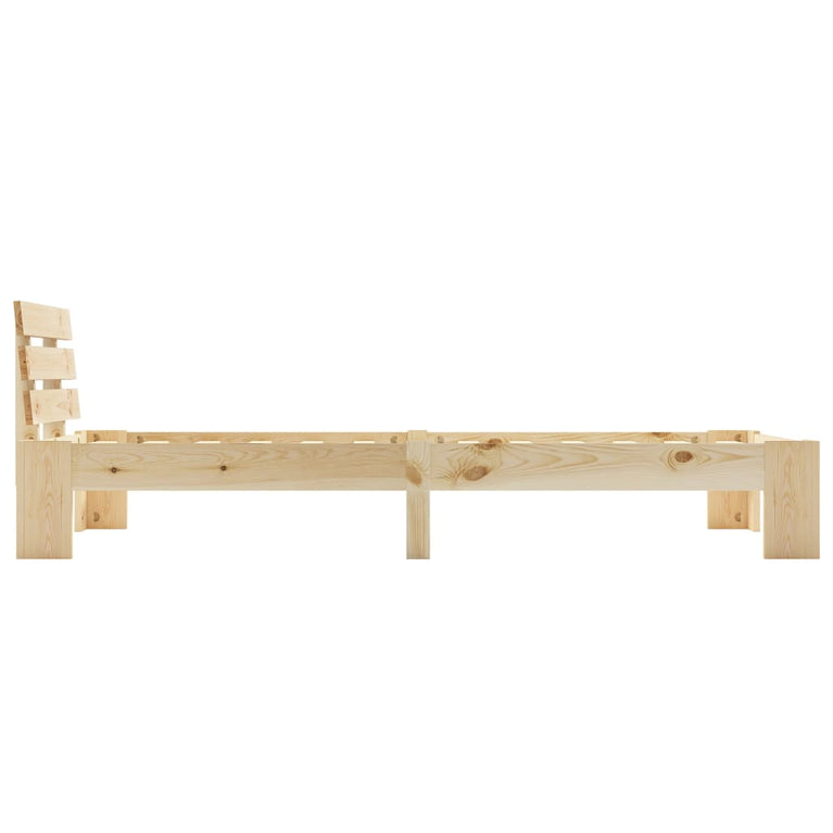 Bedframe massief grenenhout 90x200 cm