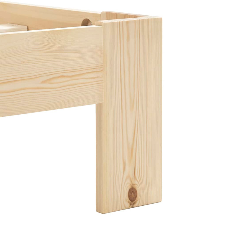 Bedframe massief grenenhout 90x200 cm