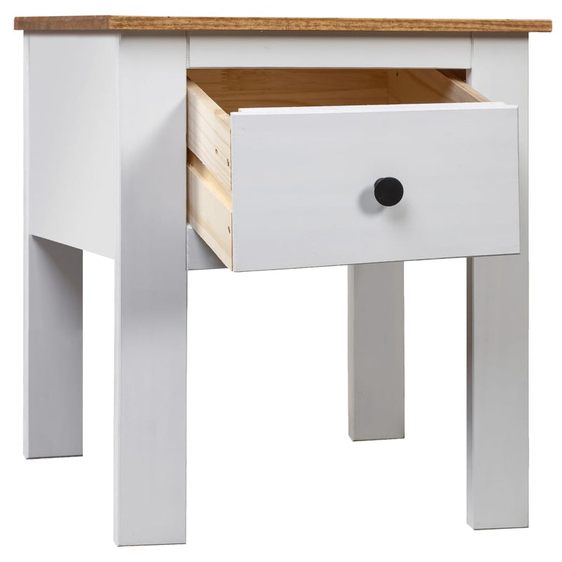 Nachtkastje Panama Range 46x40x57 cm grenenhout wit