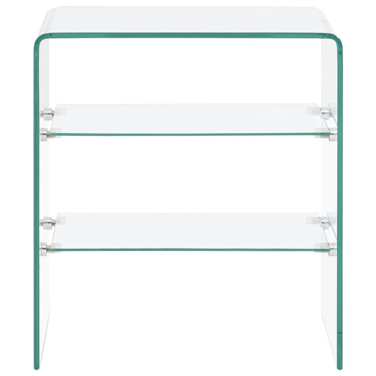 Salontafel 50x40x56 cm gehard glas