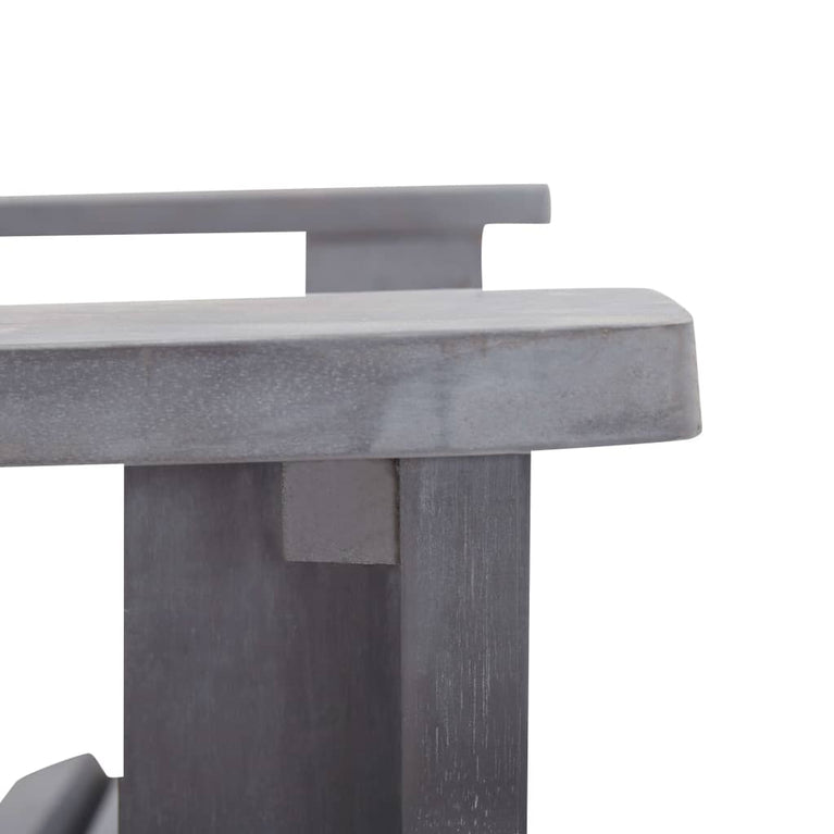 Stoel Adirondack massief acaciahout grijs