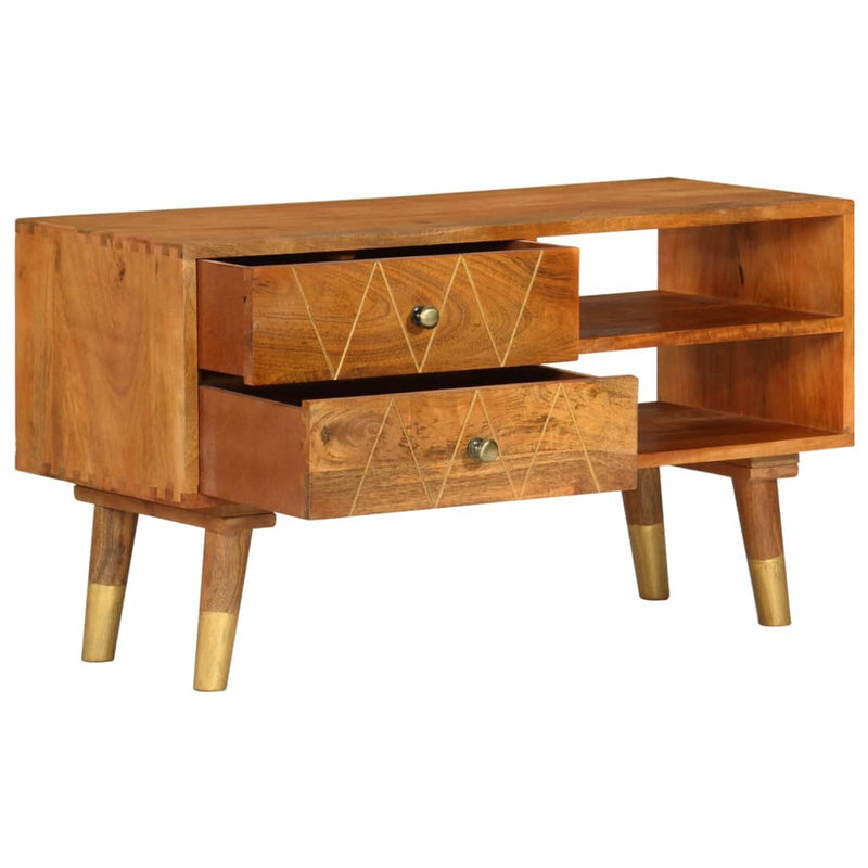 Tv-meubel 85x35x47 cm massief mangohout