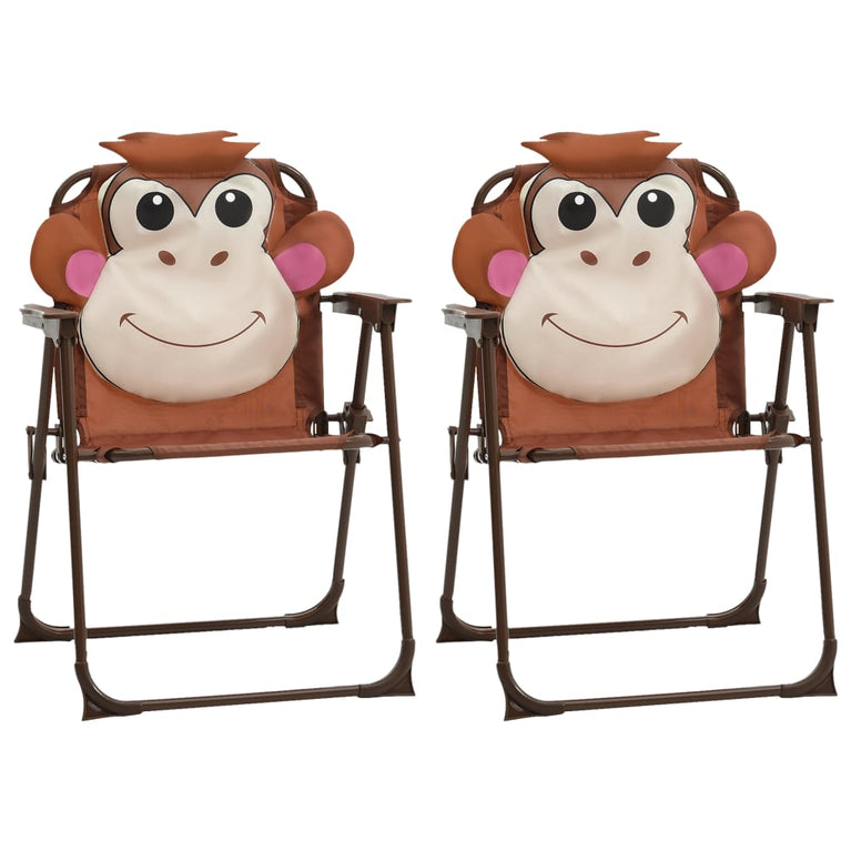 3-delige Bistroset voor kinderen met parasol bruin