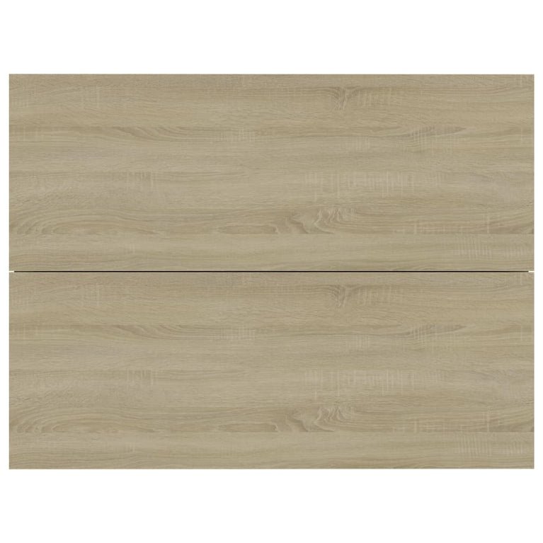 Nachtkastjes 2 st 40x30x30 cm bewerkt hout sonoma eikenkleurig
