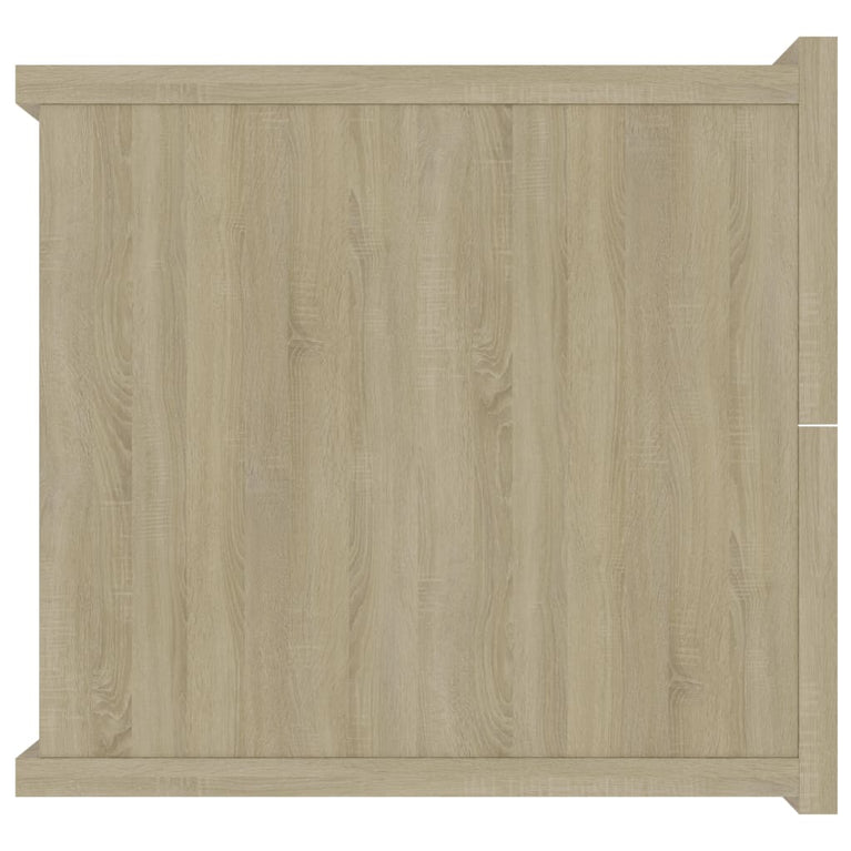 Nachtkastjes 2 st 40x30x30 cm bewerkt hout sonoma eikenkleurig