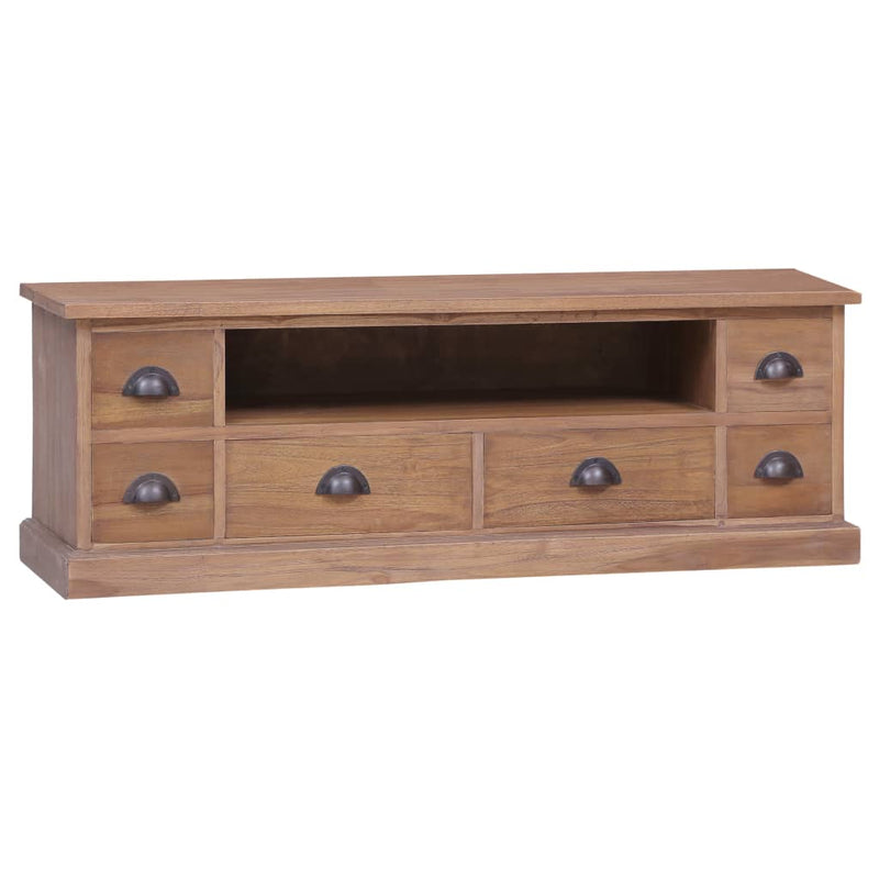 Tv-meubel 120x30x40 cm massief teakhout