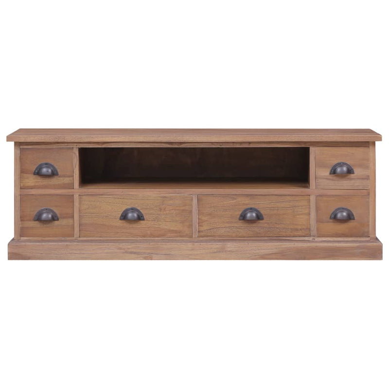 Tv-meubel 120x30x40 cm massief teakhout