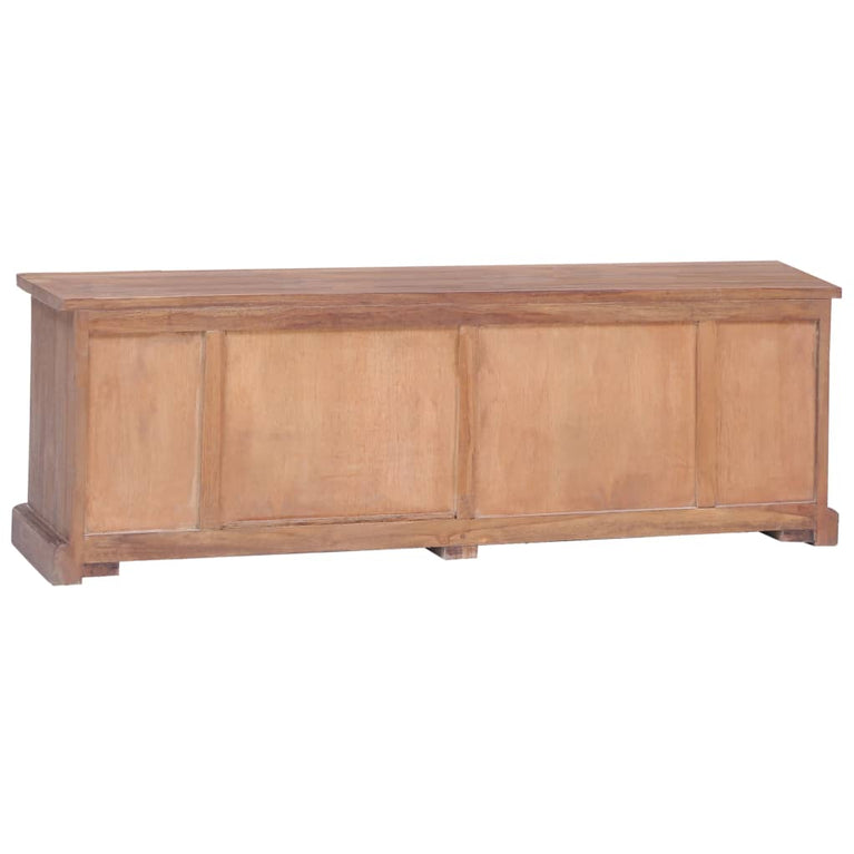 Tv-meubel 120x30x40 cm massief teakhout
