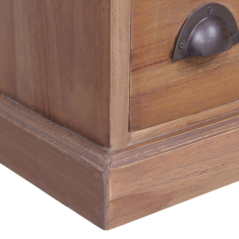 Tv-meubel 120x30x40 cm massief teakhout