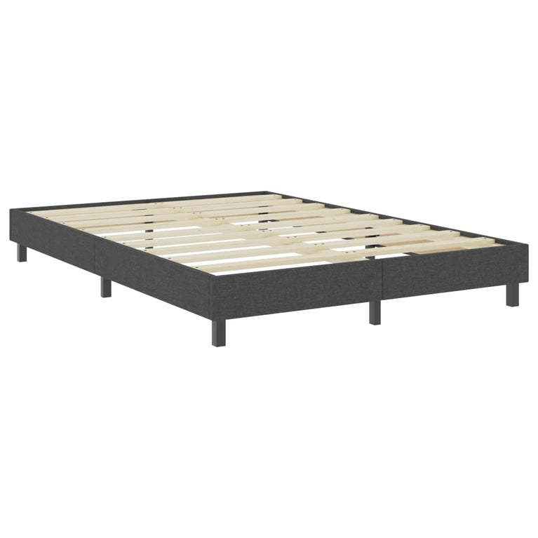 Boxspringframe stof grijs 160x200 cm