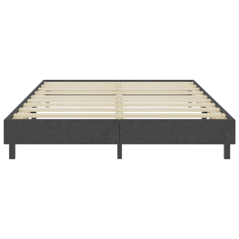 Boxspringframe stof grijs 160x200 cm