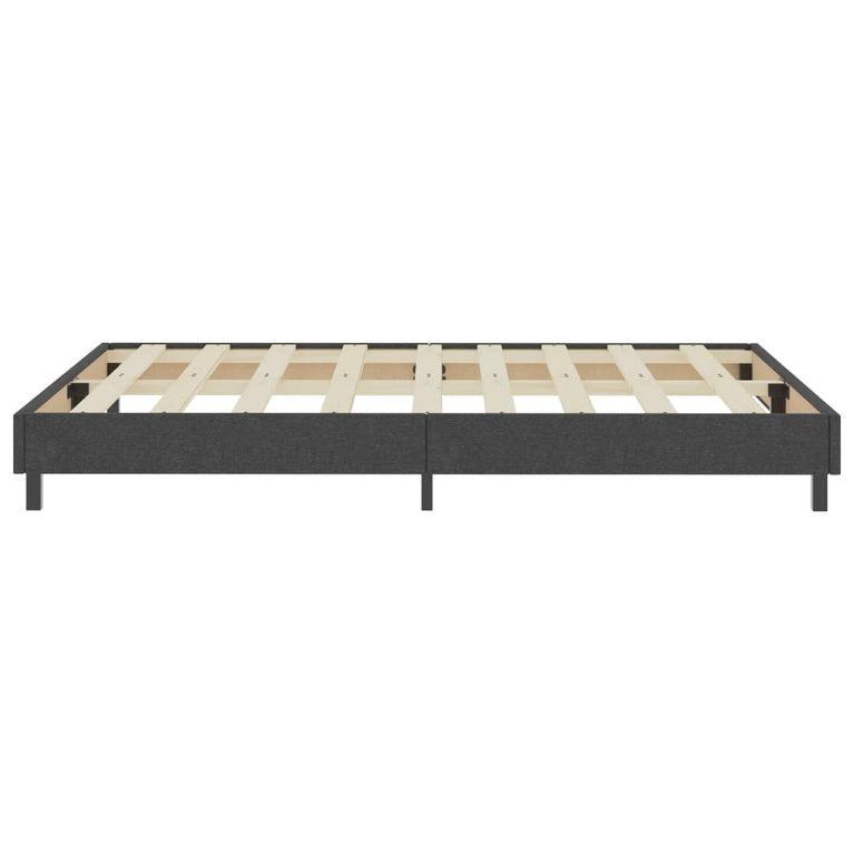 Boxspringframe stof grijs 160x200 cm