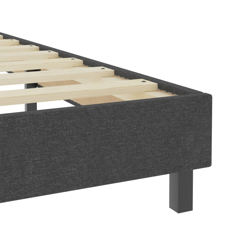 Boxspringframe stof grijs 160x200 cm