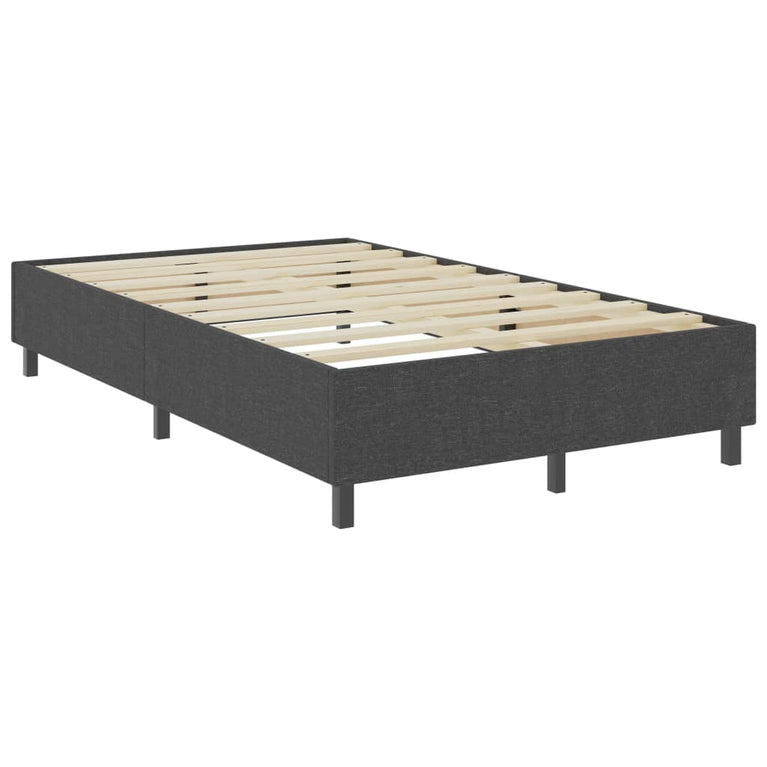 Boxspringframe stof grijs 120x200 cm
