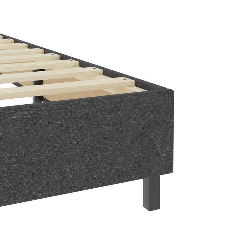 Boxspringframe stof grijs 120x200 cm