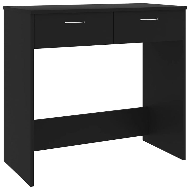 Bureau 80x40x75 cm spaanplaat zwart