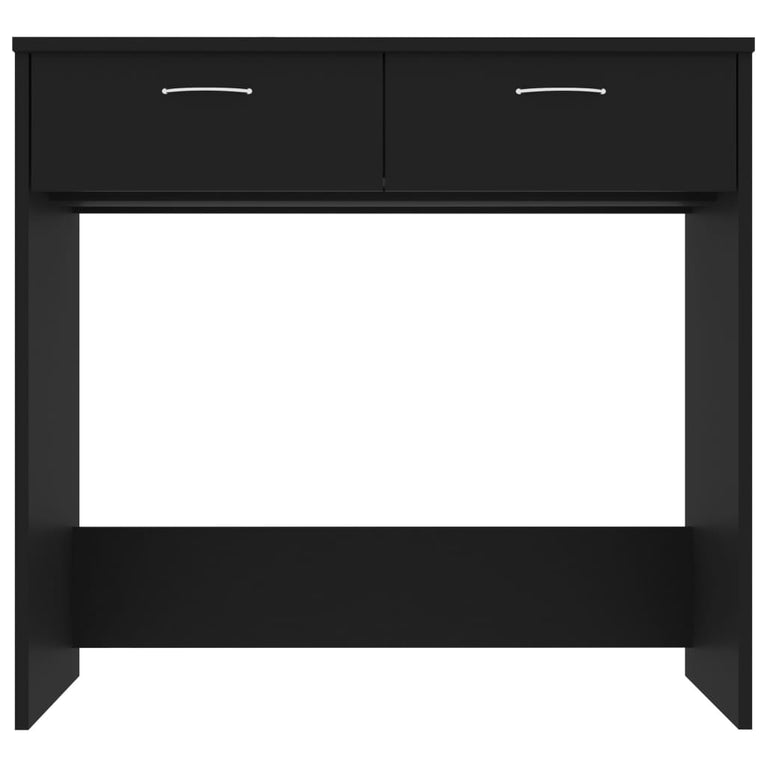 Bureau 80x40x75 cm spaanplaat zwart