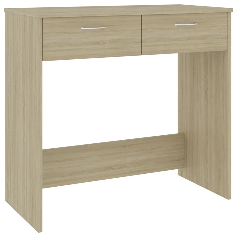 Bureau 80x40x75 cm bewerkt hout sonoma eikenkleurig