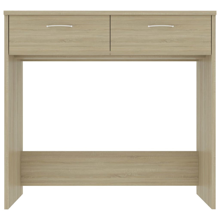 Bureau 80x40x75 cm bewerkt hout sonoma eikenkleurig