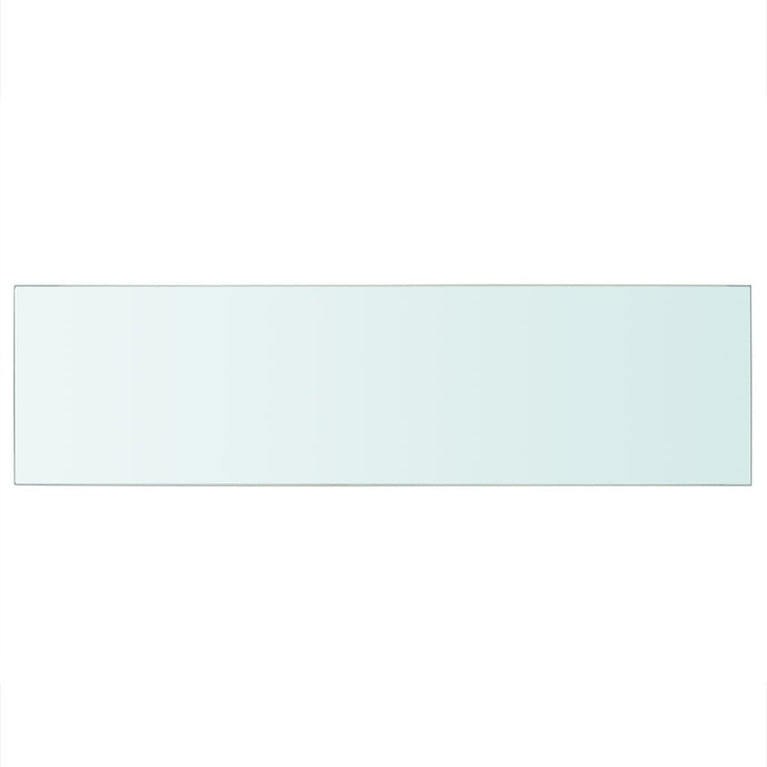 Schappen 2 st 90x25 cm glas transparant