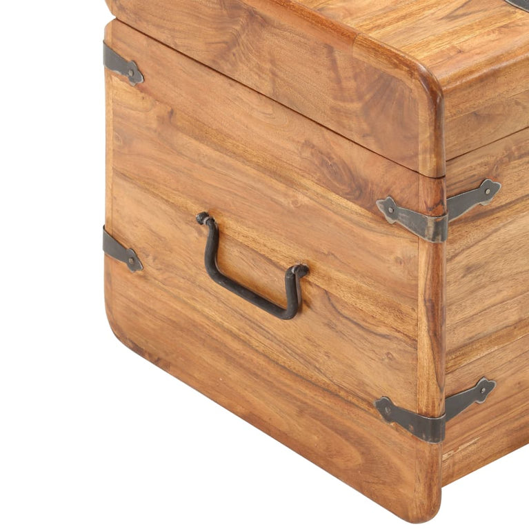 Kist 40x40x40 cm massief acaciahout