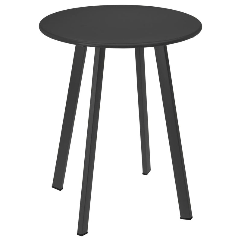ProGarden Bijzettafel 40x49 cm mat donkergrijs