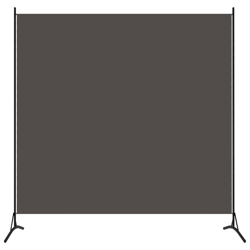 Kamerscherm met 1 paneel 175x180 cm antraciet