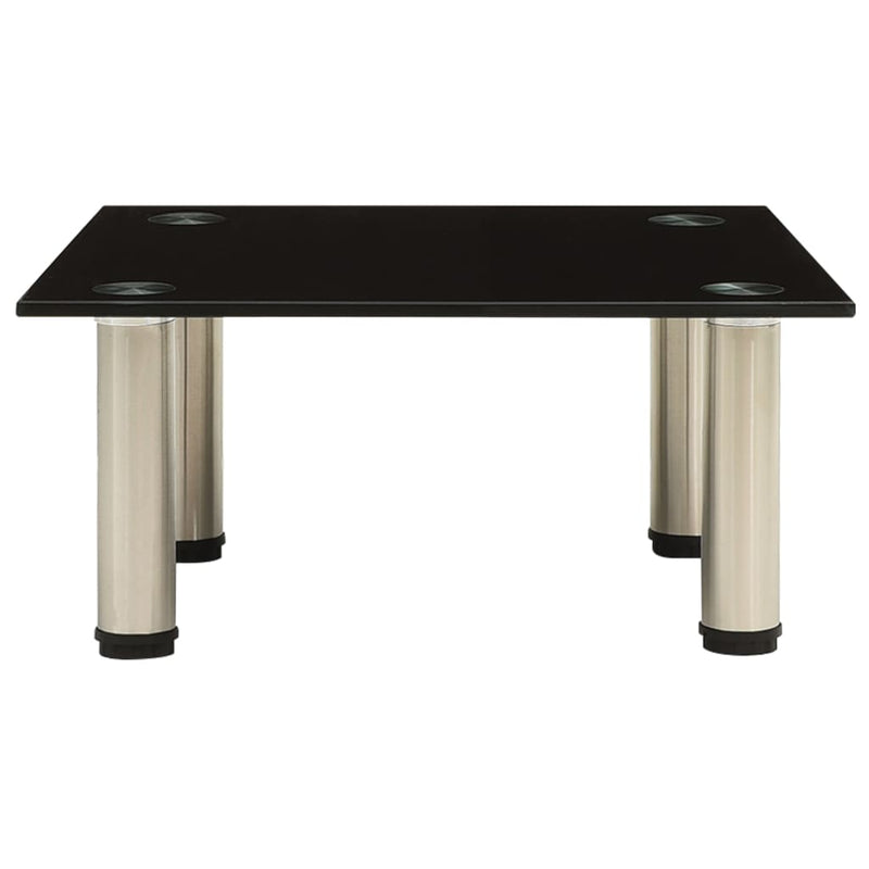 Tv-meubel 40x35x17 cm gehard glas zwart