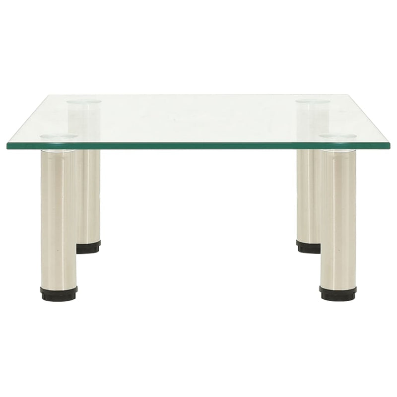 Tv-meubel 40x35x17 cm gehard glas transparant