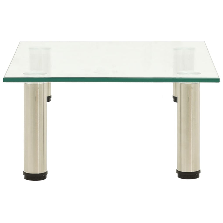 Tv-meubel 40x35x17 cm gehard glas transparant