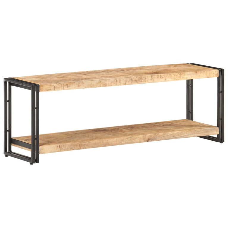 Tv-meubel 120x30x40 cm ruw mangohout