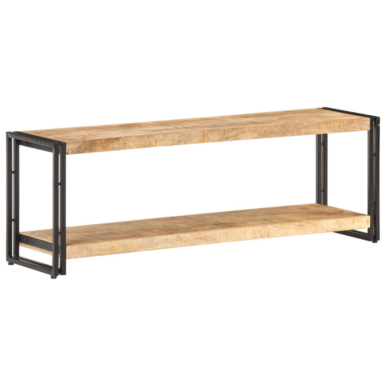 Tv-meubel 120x30x40 cm ruw mangohout