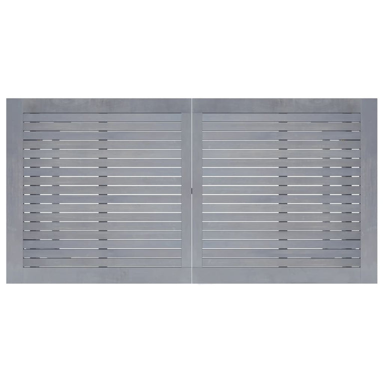 Tuintafel 140x70x73,5 cm massief acaciahout grijs