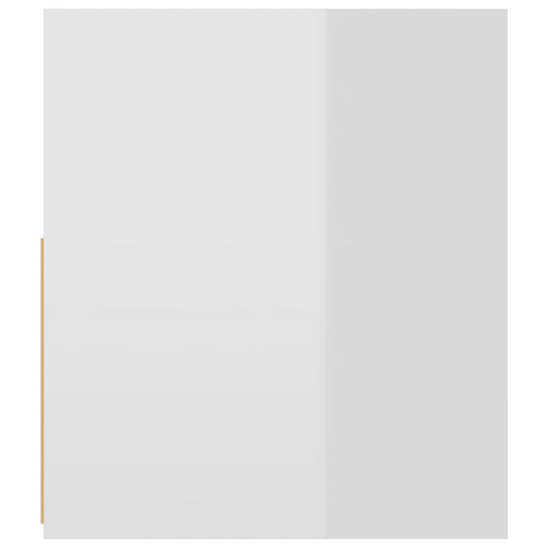 Tv-meubel met LED-verlichting 120x35x40 cm hoogglans wit