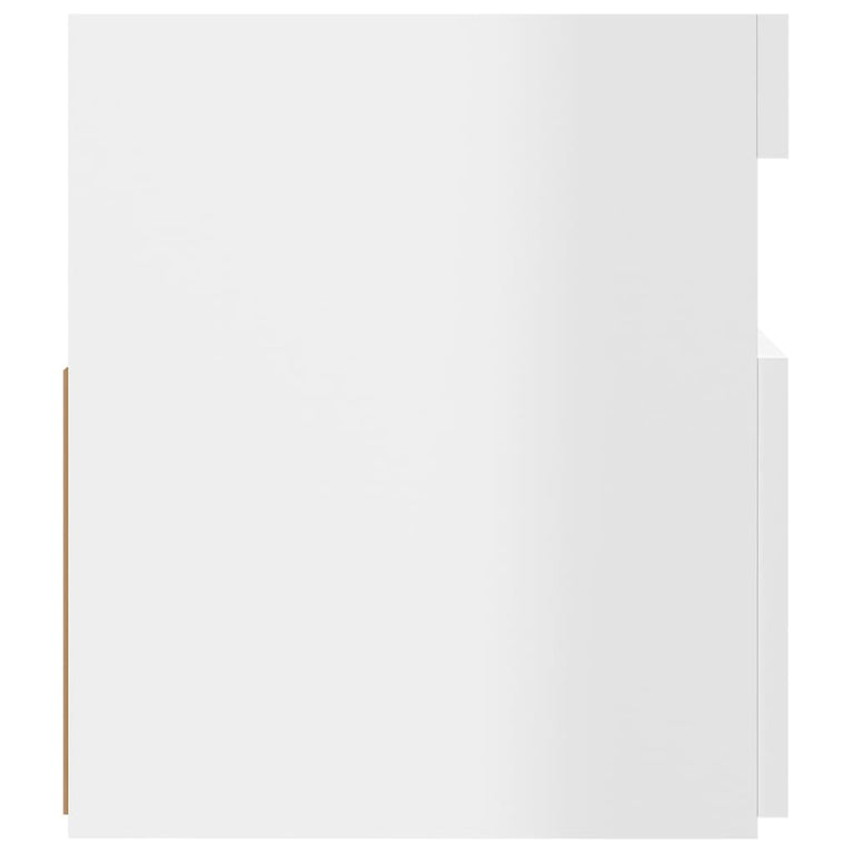Tv-meubel met LED-verlichting 120x35x40 cm hoogglans wit