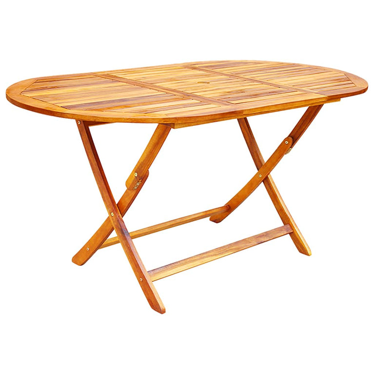 7-delige Tuinset inklapbaar massief acaciahout