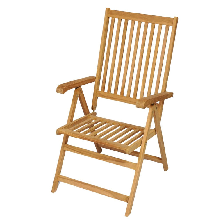 7-delige Tuinset massief teakhout