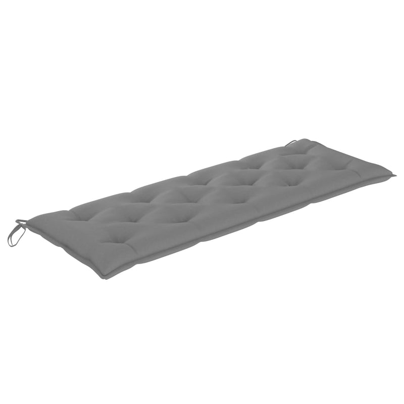 Bank Batavia met grijs kussen 150 cm massief teakhout