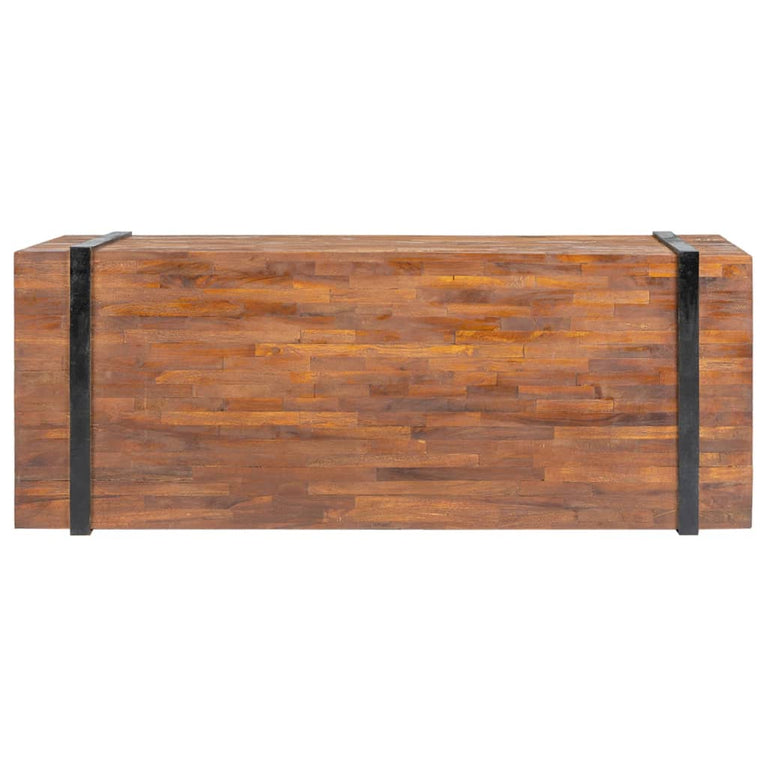 Salontafel 110x45x38 cm massief teakhout